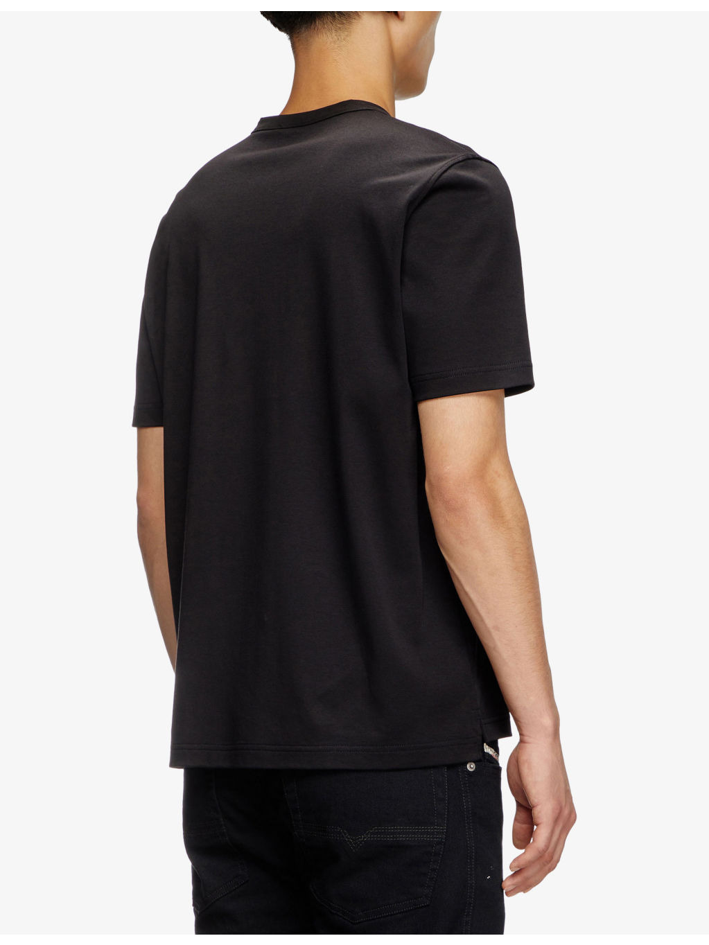 T-Adjust-Slits-R17 Crewneck Cotton-Jersey T-Shirt - 4