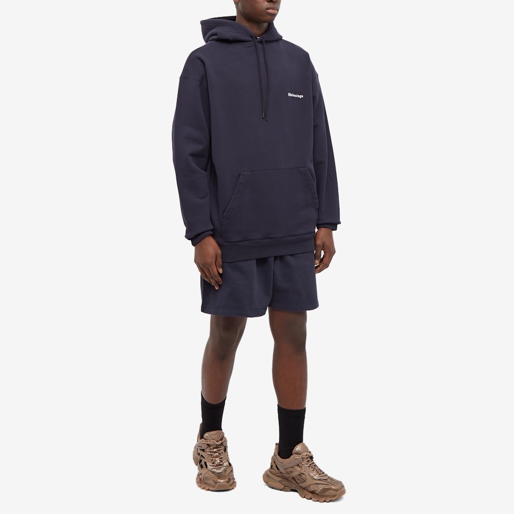 Balenciaga Corporate Logo Popover Hoody - 4