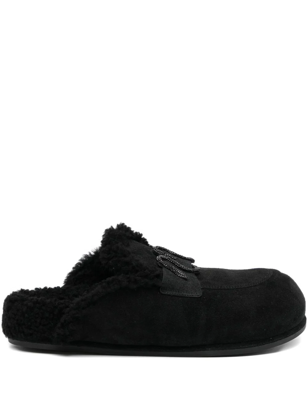 crystal-embellished mules - 1