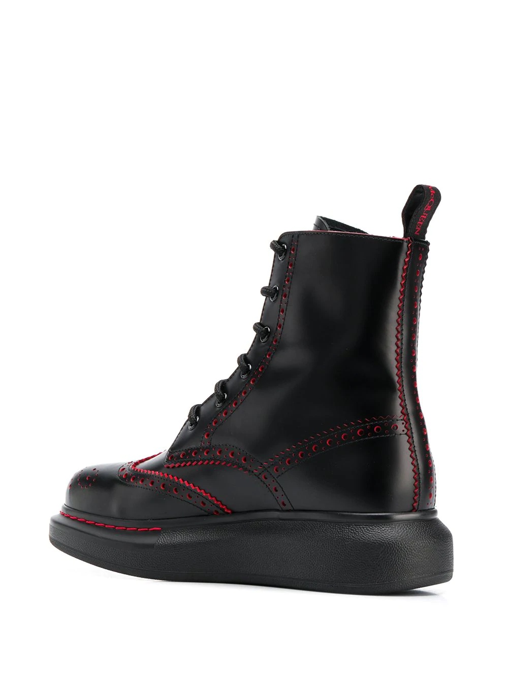 Hybrid lace-up ankle boots - 3