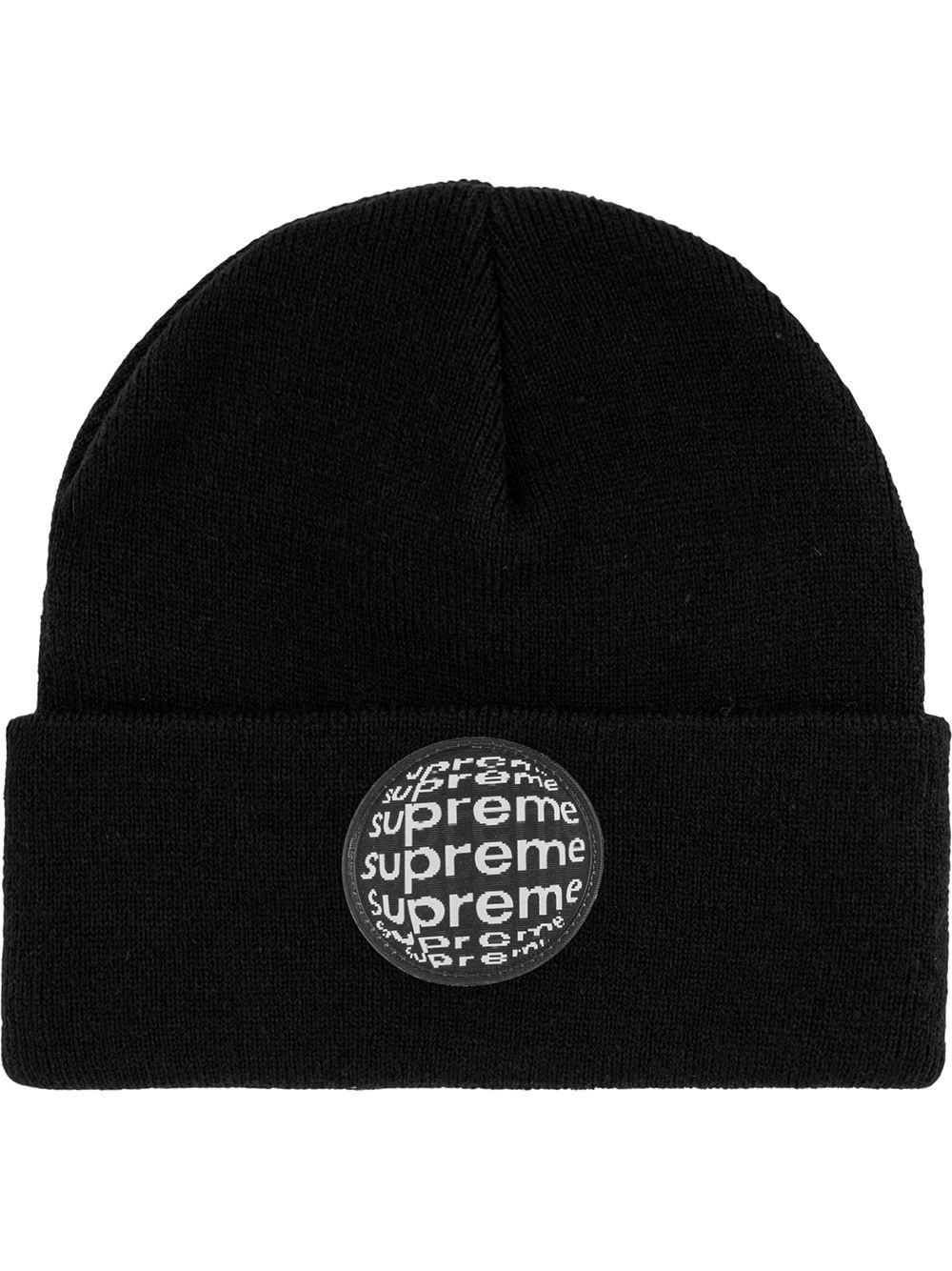 lenticular patch beanie - 1