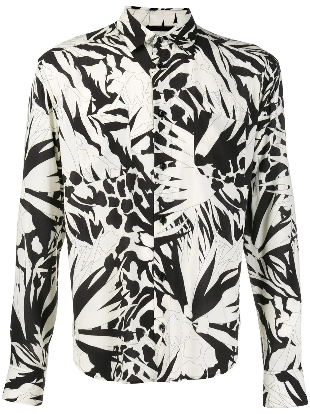 Jungle Flower long-sleeved shirt - 1