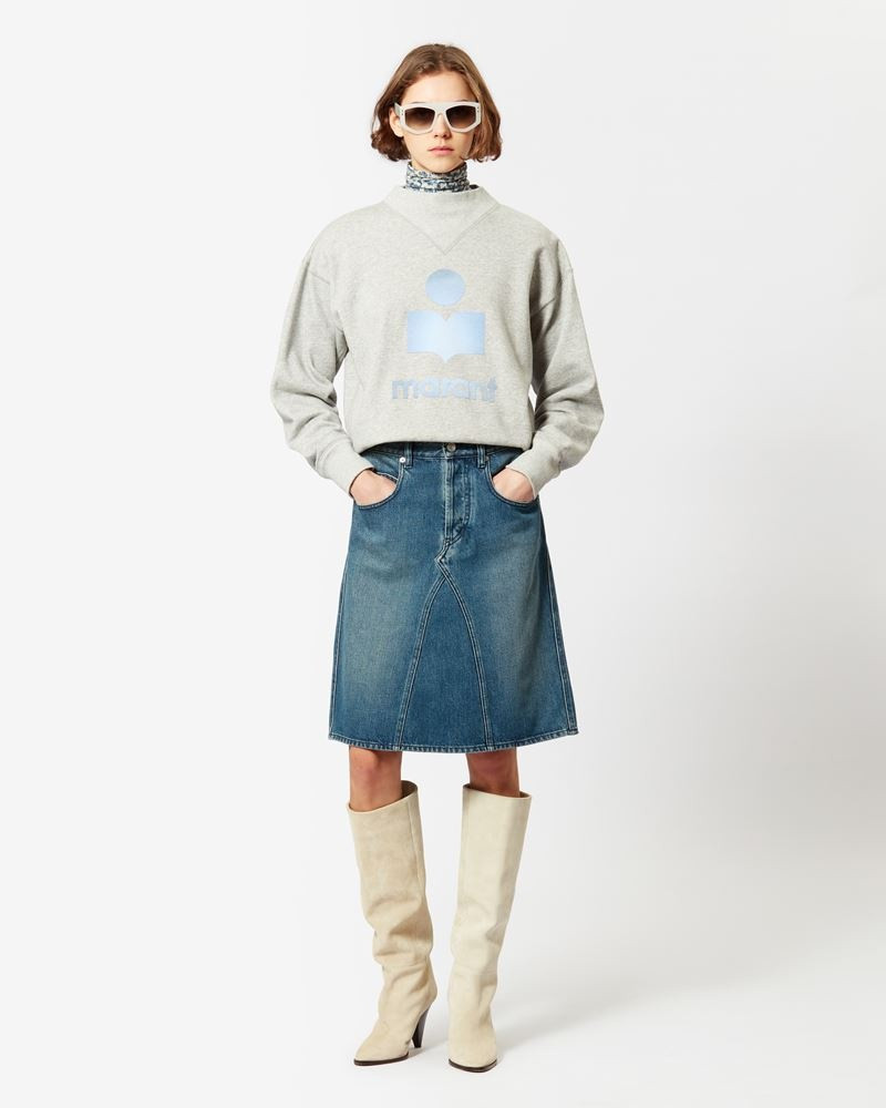 Isabel Marant Étoile FIALI DENIM MIDI SKIRT outlook