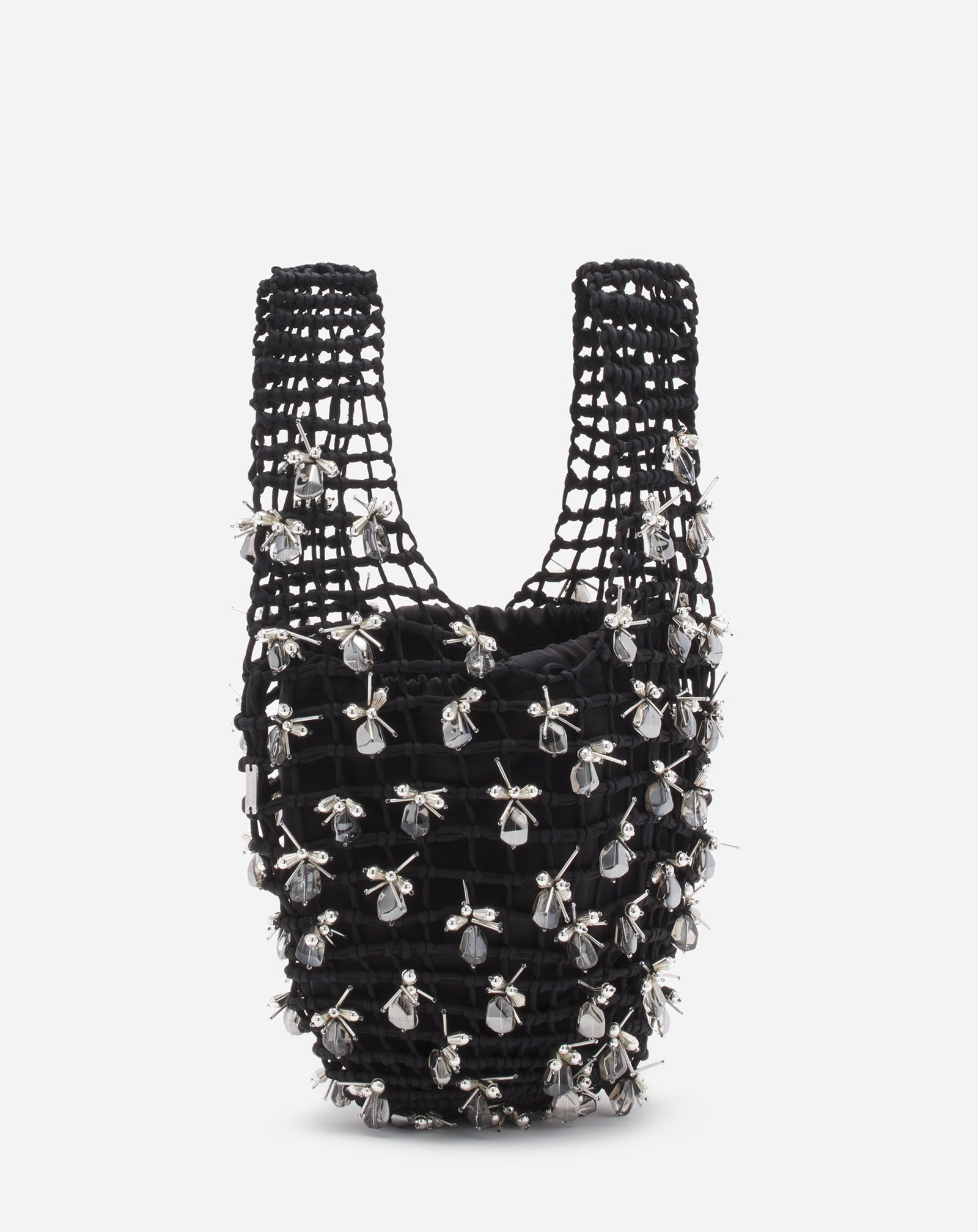 MACRAME BY LANVIN EMBROIDERED SATIN BAG - 2