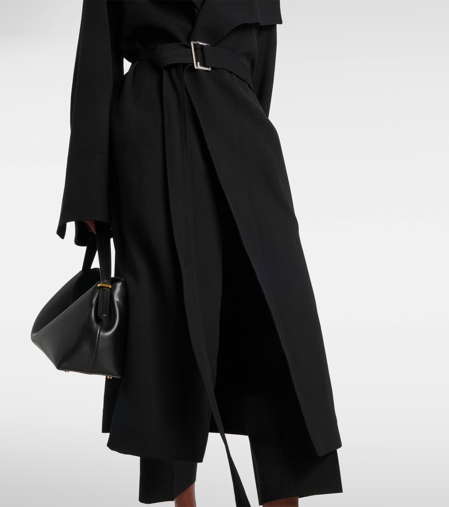 Oversized twill coat - 6