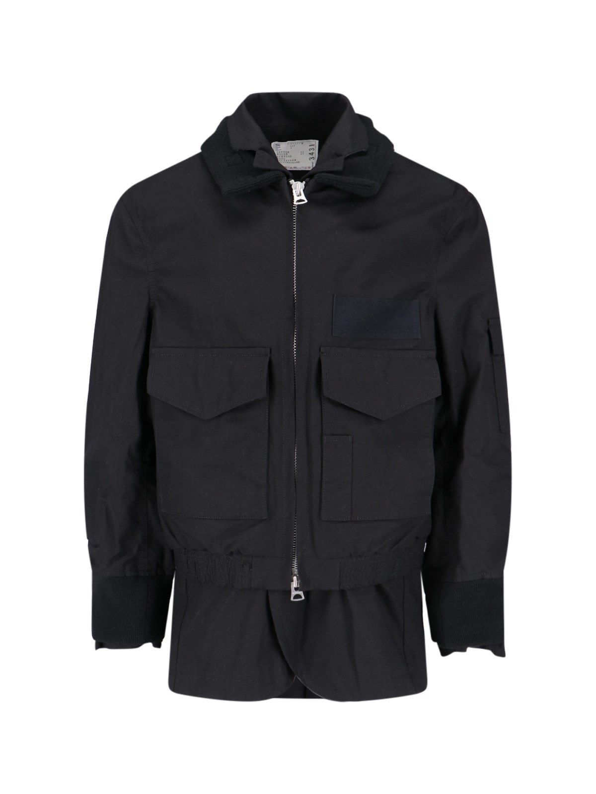 CROP ZIP JACKET WITH SHIRT - 1