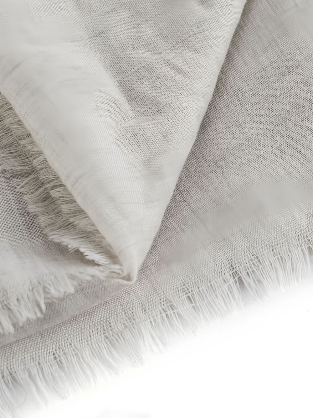 fringed-edges wool scarf - 2