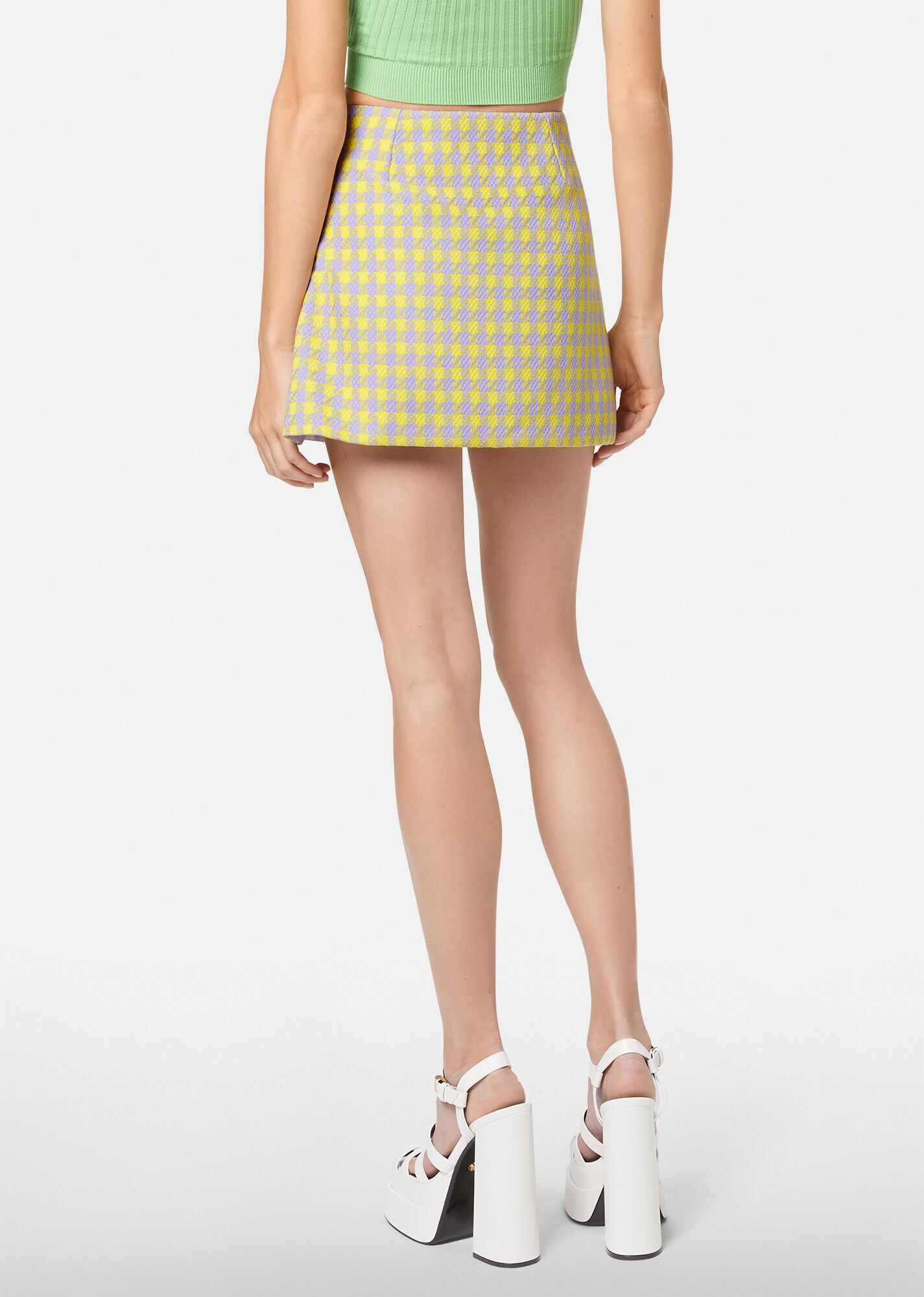 Medusa Tweed Wrap Skirt - 3