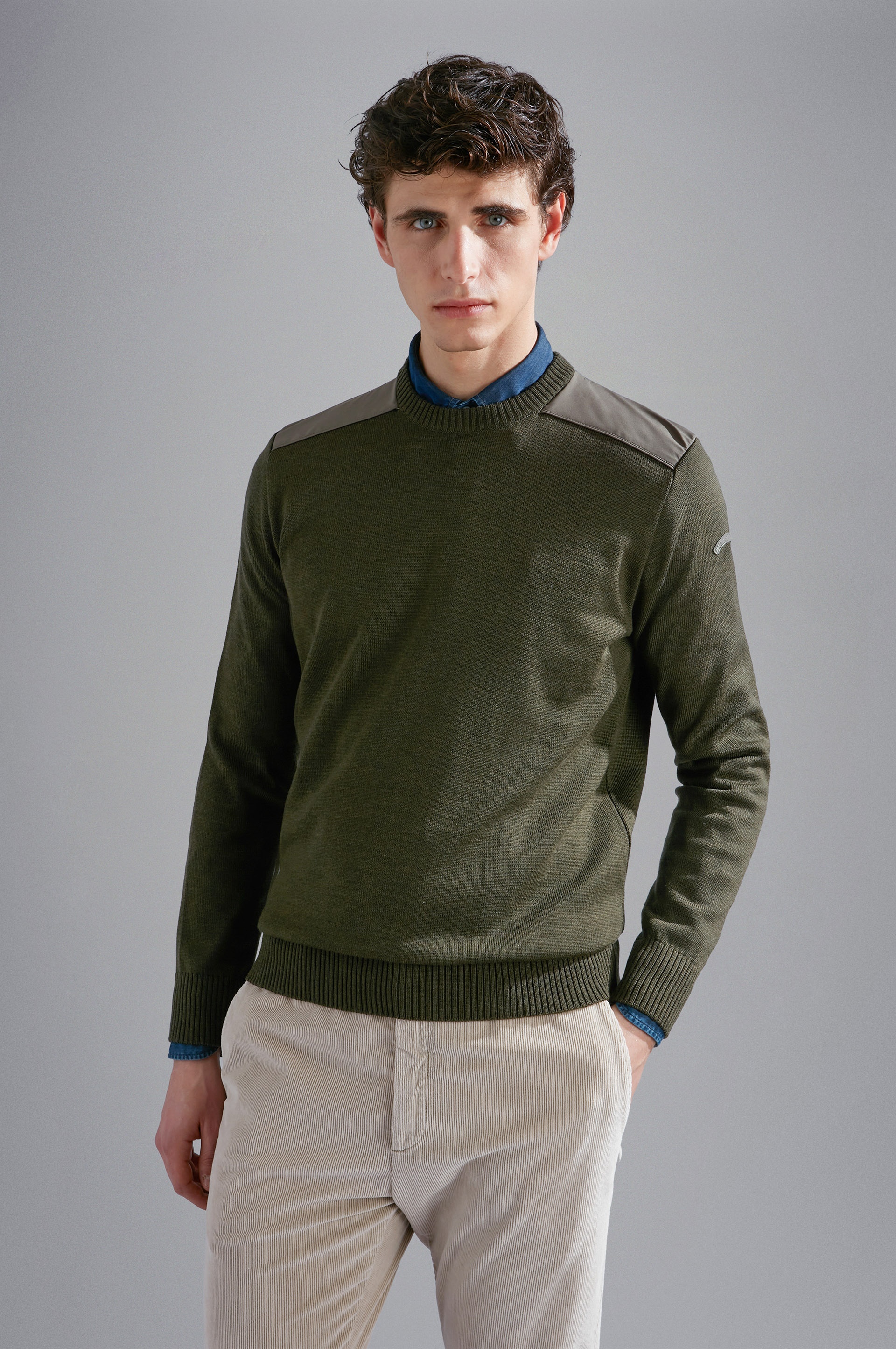 WOOL SWEATER WITH TYPHOON® INSERTS - 6