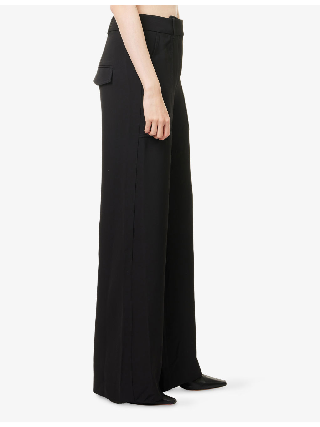 Cole Wide-Leg Stretch-Woven Trousers - 3