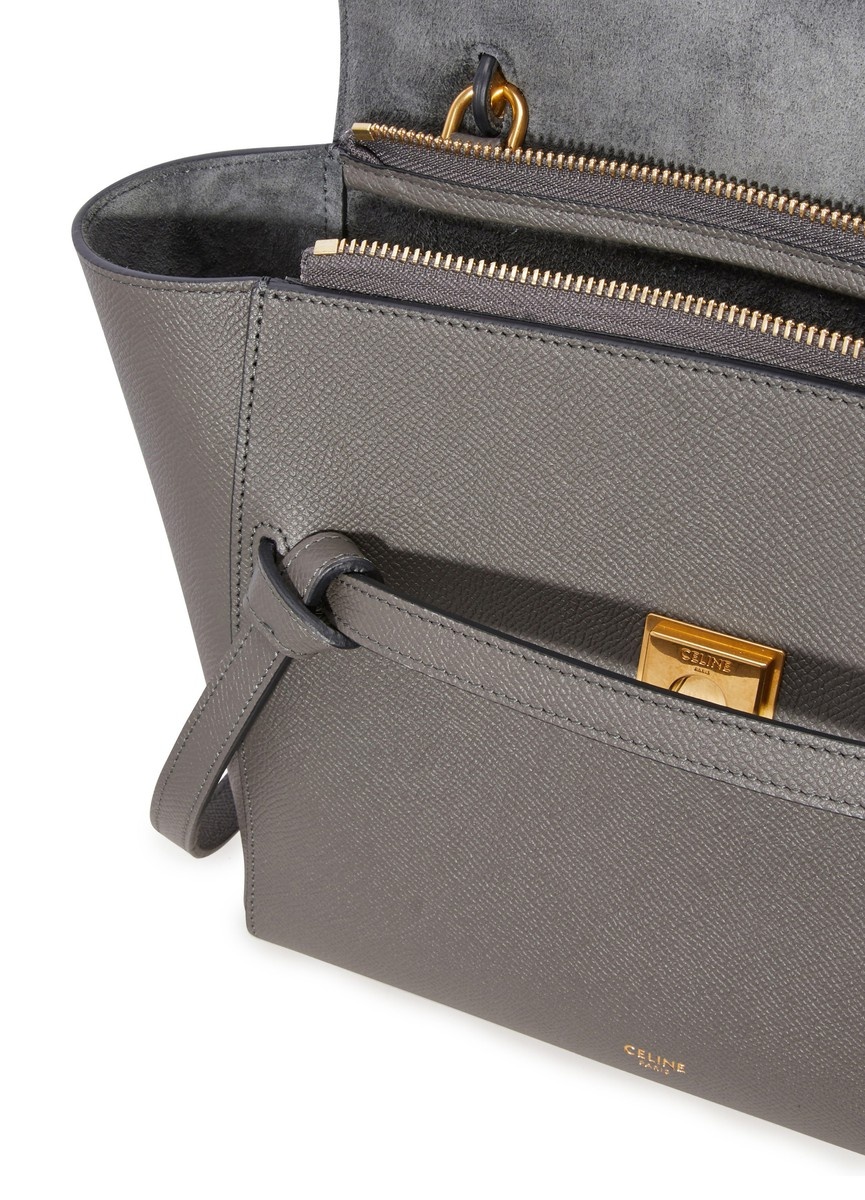 Celine - Micro Belt Bag In Grained Calfskin Black for Women - 24S