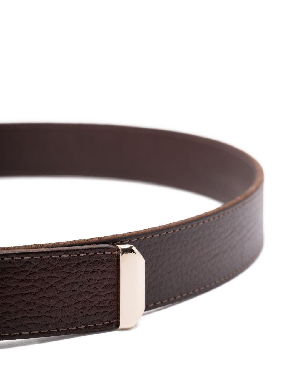 leather buckle belt - 3