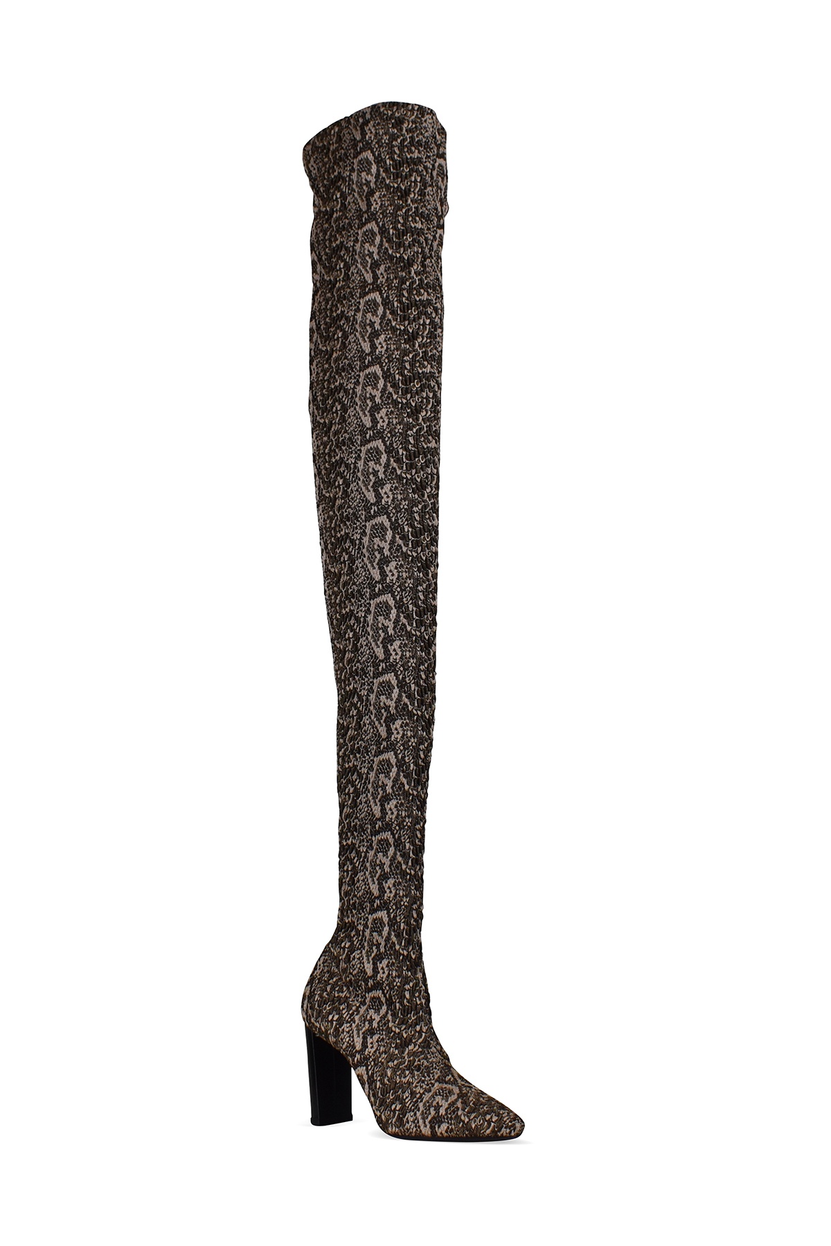 Moon thigh-high boots - 2