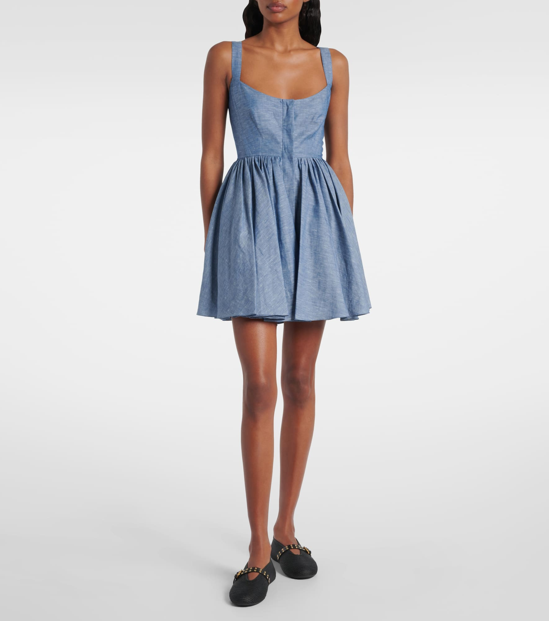Chambray bustier dress - 2