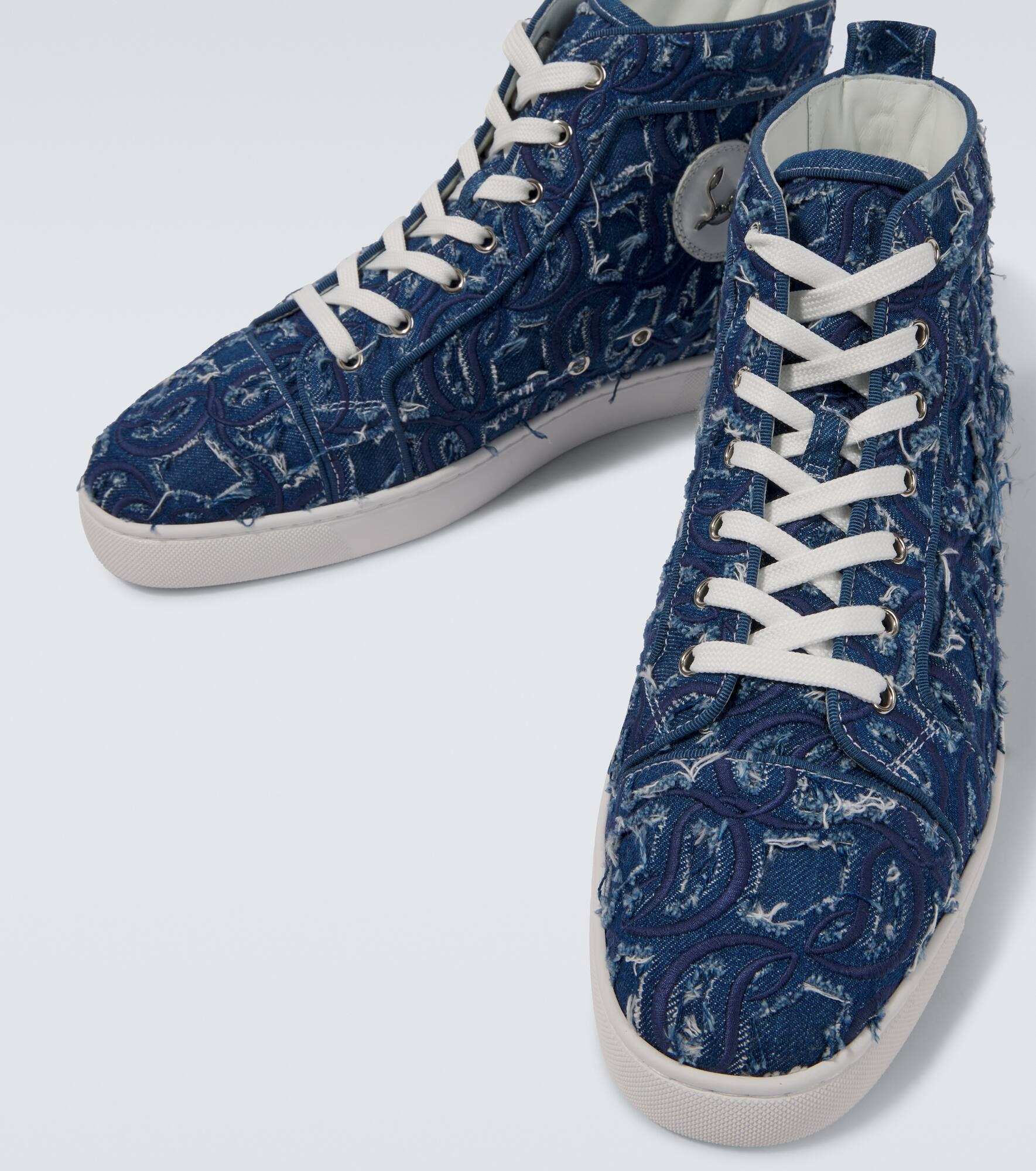 Louis denim high-top sneakers - 3