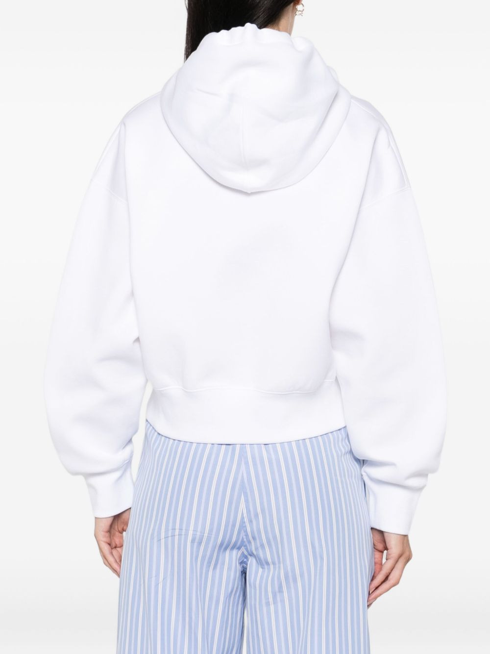 logo-print hoodie - 4
