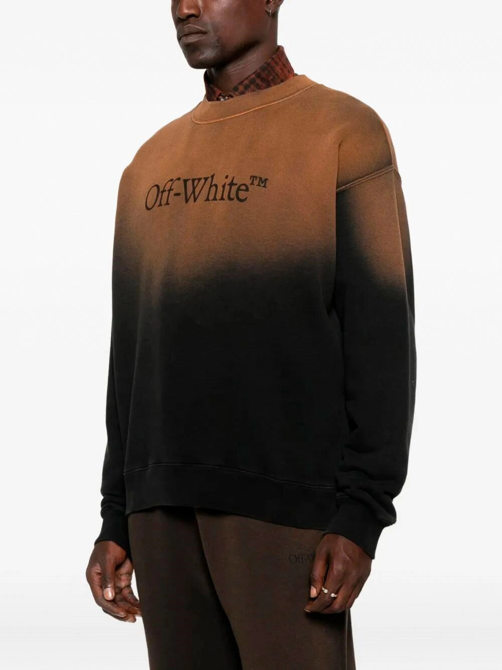 Off White Men `Laundry Skate` Crew-Neck Sweatshirt - 3
