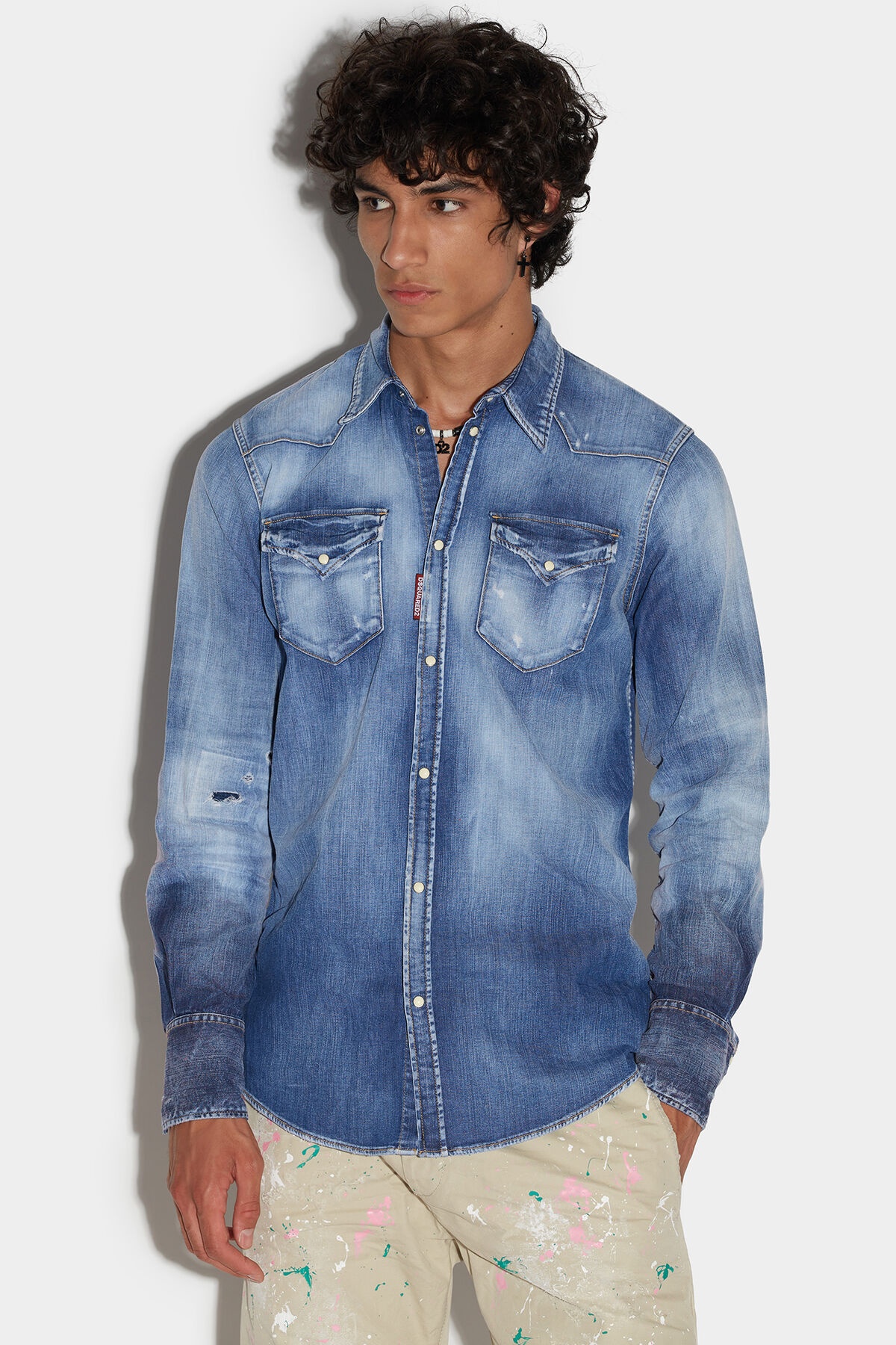 ICON WESTERN DENIM SHIRT - 3