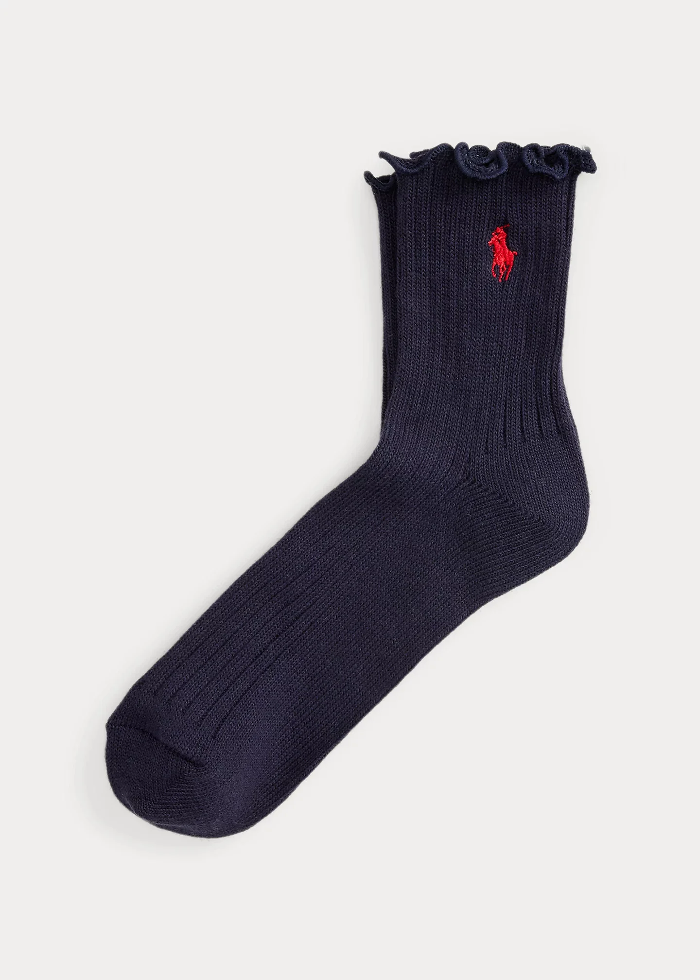 Ruffled-Cuff Ankle Socks - 1