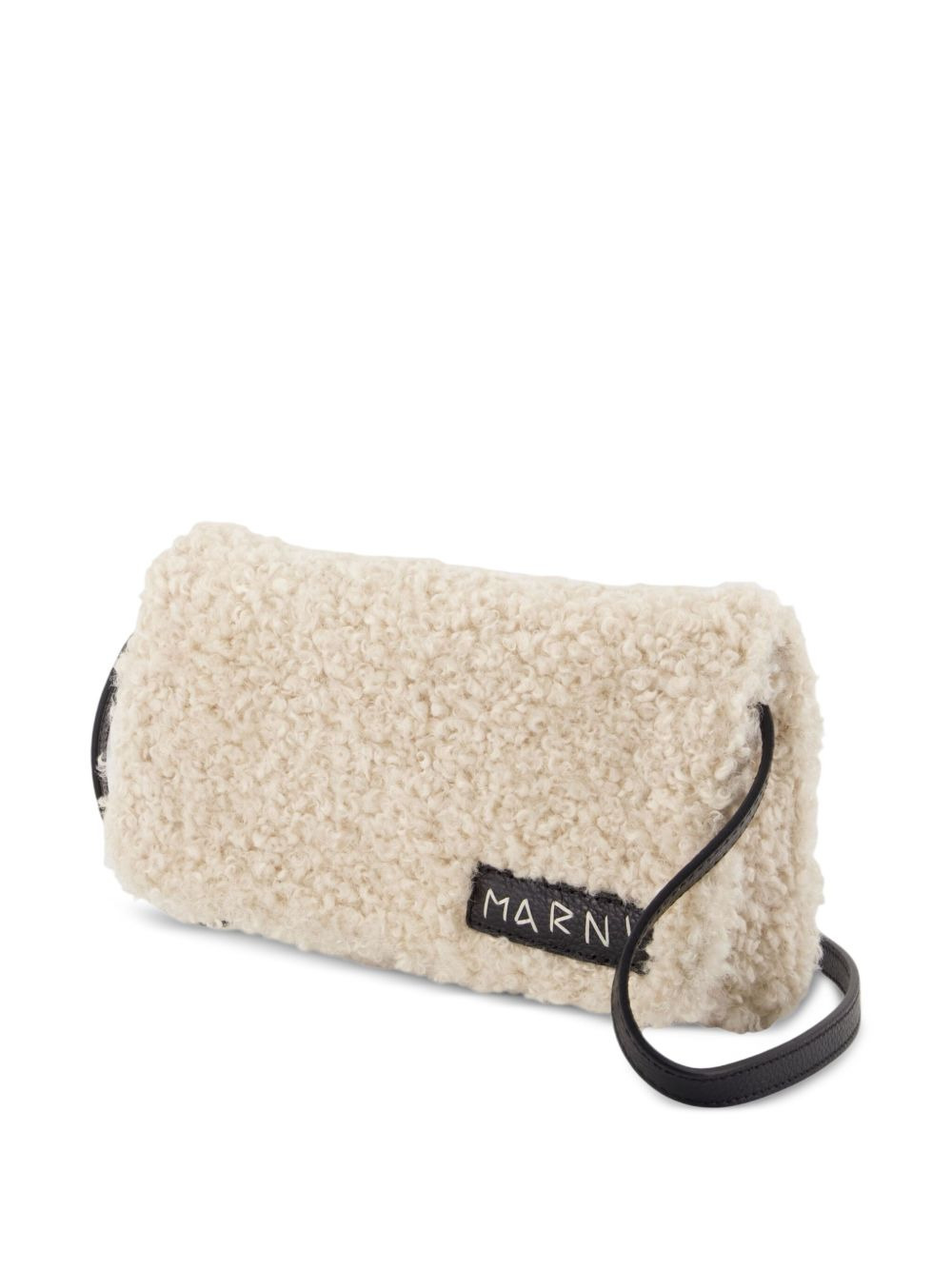 faux-shearling crossbody bag - 2