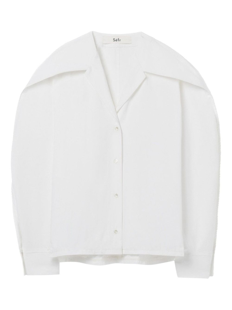 pointed collar arc shirt 1