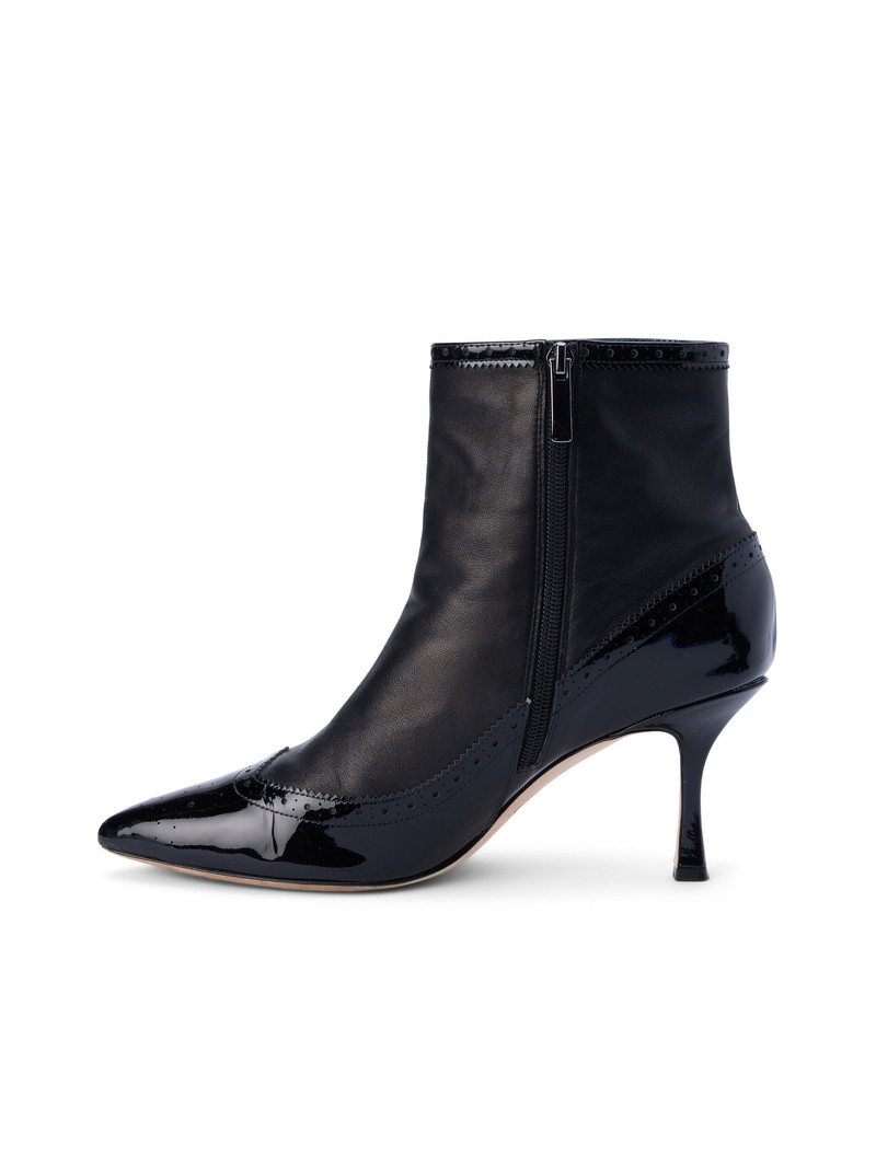 L'AGENCE Ember Patent Leather Bootie outlook