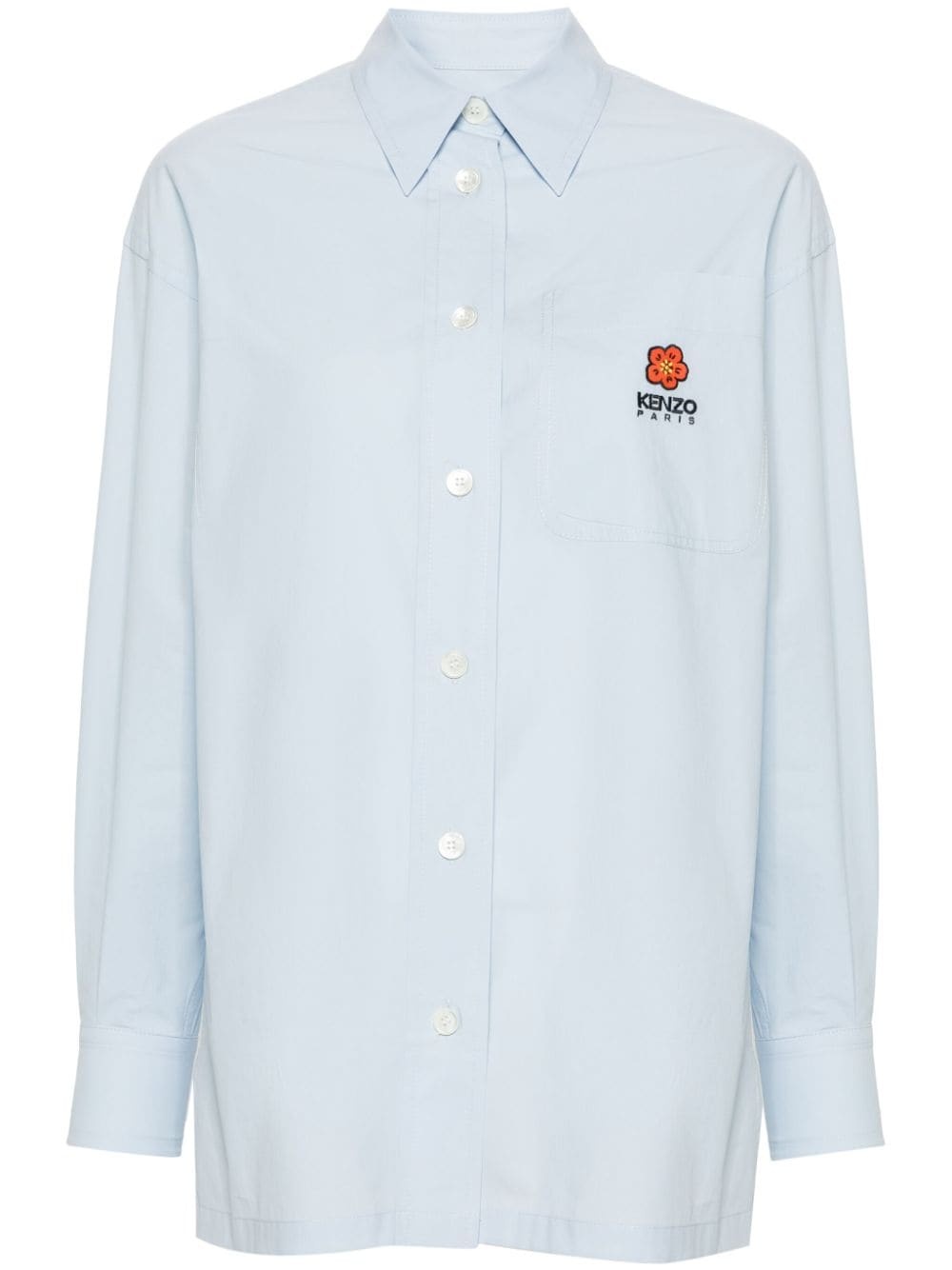 Boke Flower logo-embroidered shirt - 1