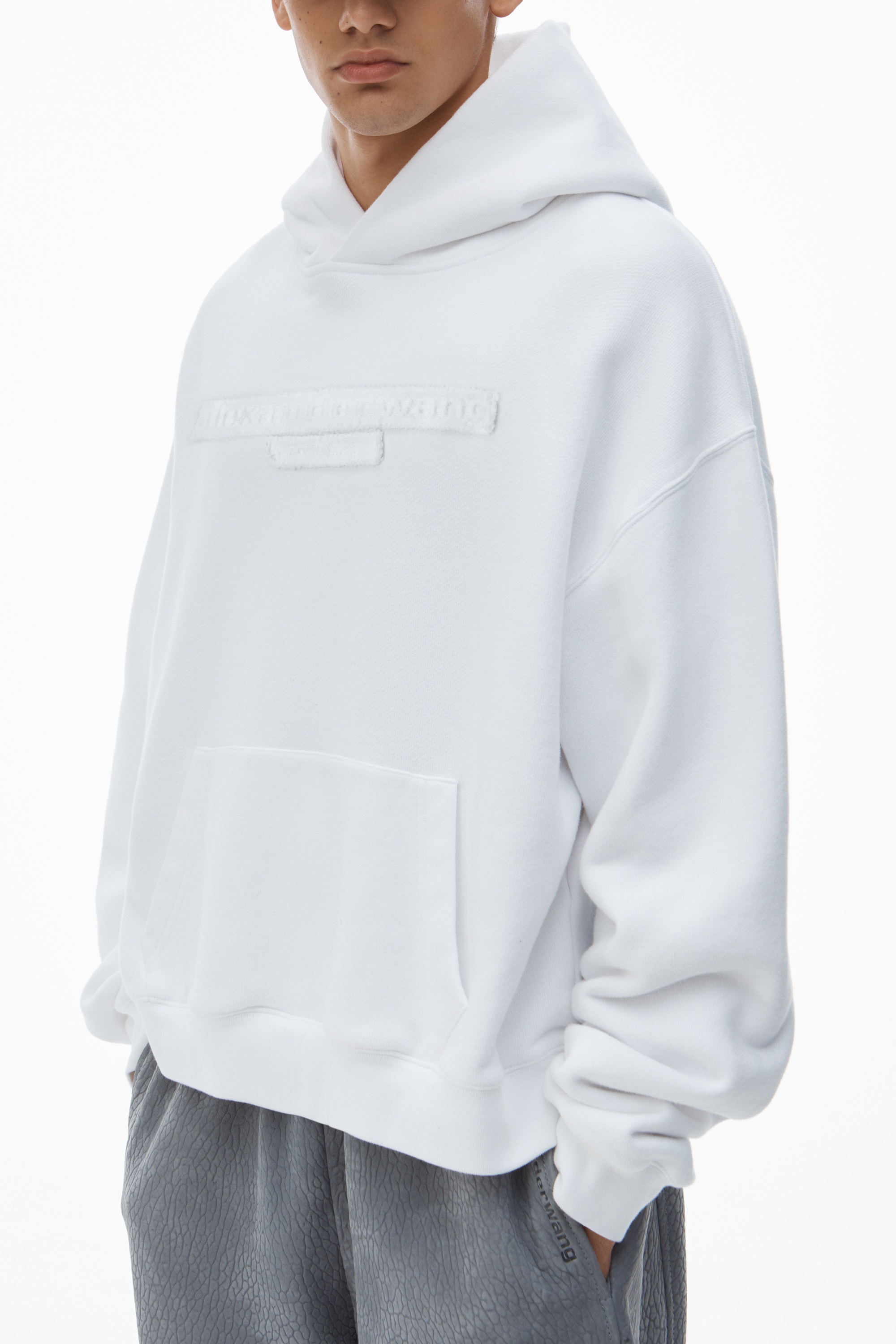 Oversize Unisex Logo Hoodie in Essential Terry - 3