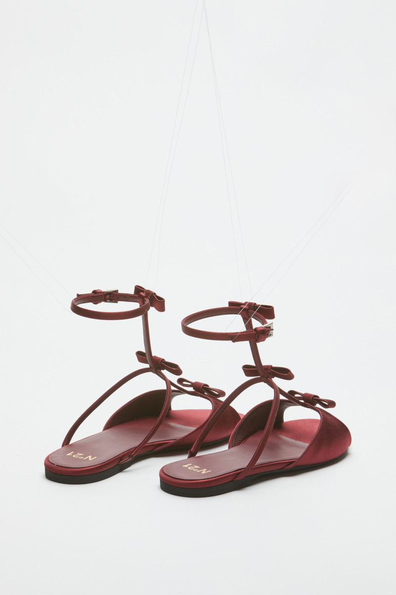 N°21 BOW-DETAIL FLAT SANDALS outlook