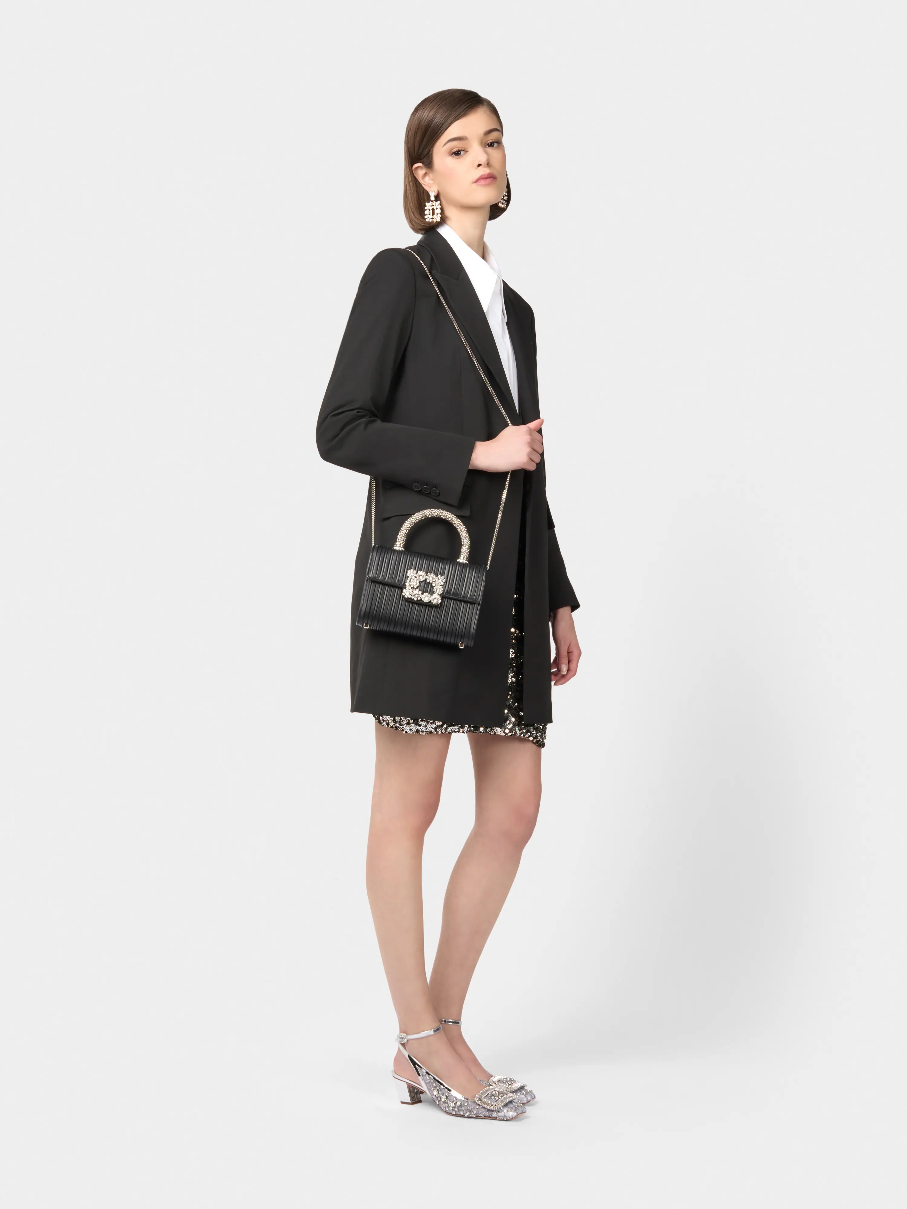 Jewel Efflorescence Mini Bag in leather - 10