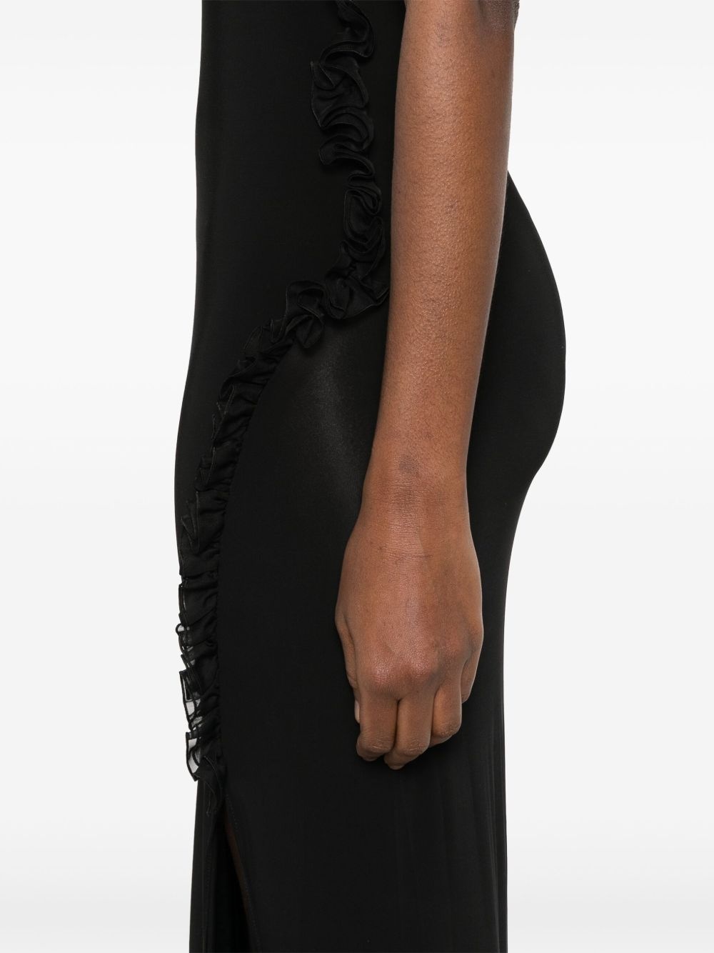 ruffle-detail maxi dress - 5