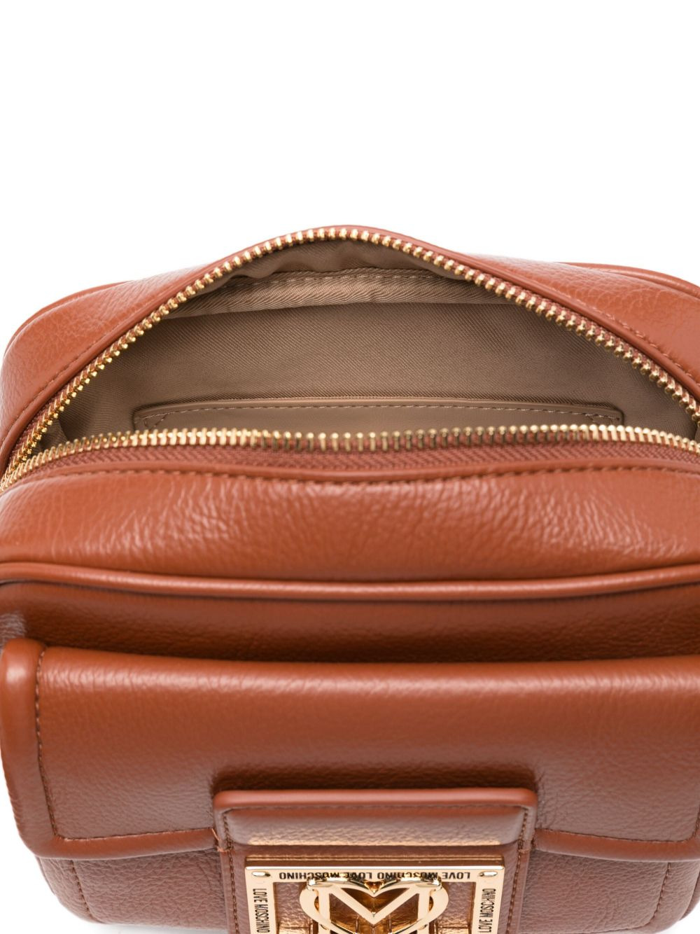 logo-plaque cross body bag - 5