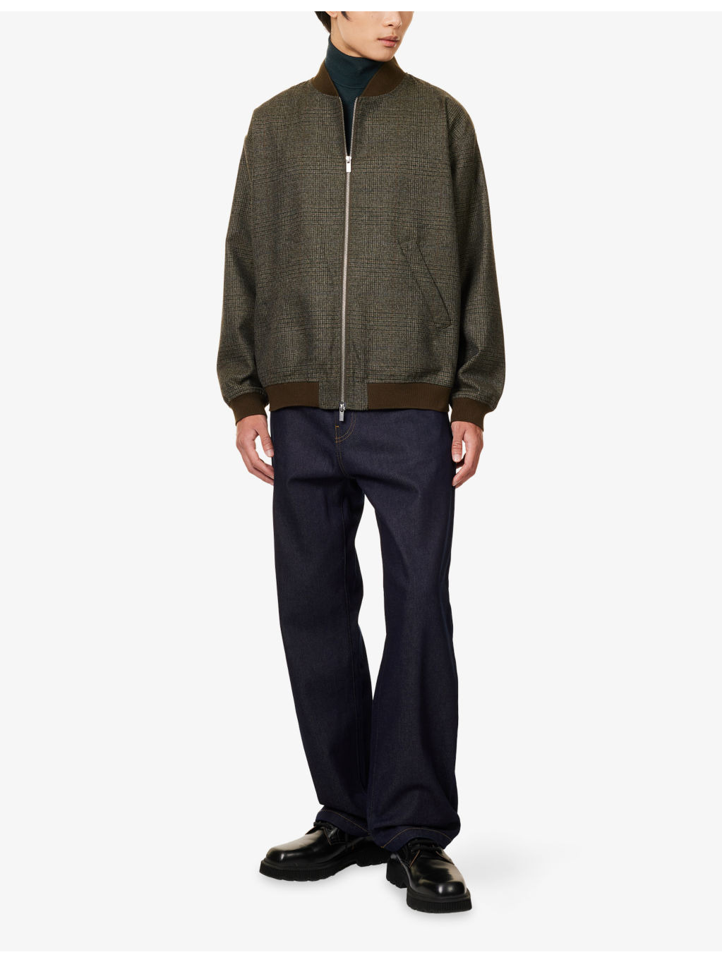 Gabier Checked Wool Jacket - 2