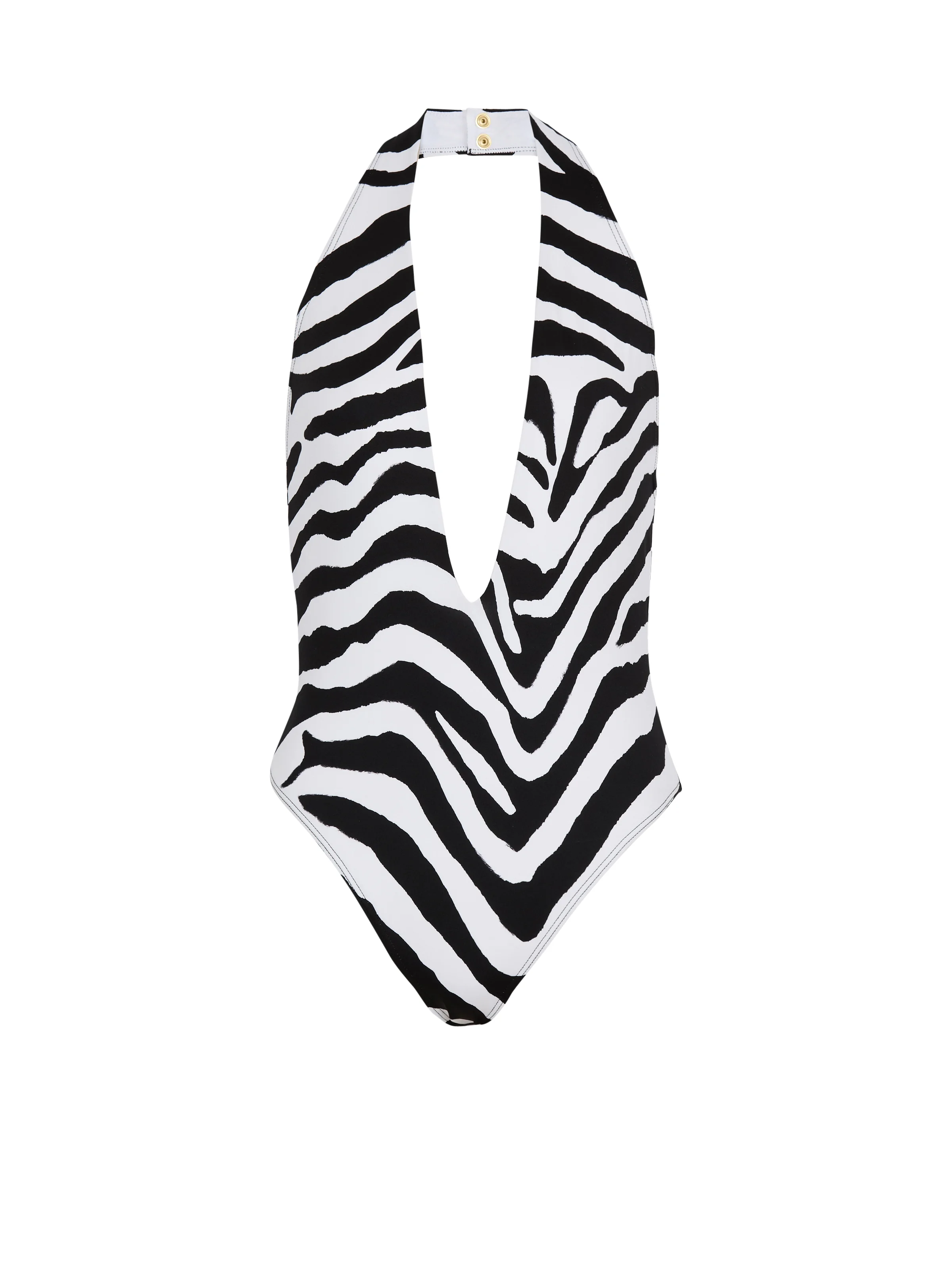 Zebra one-piece swimsuit - 1