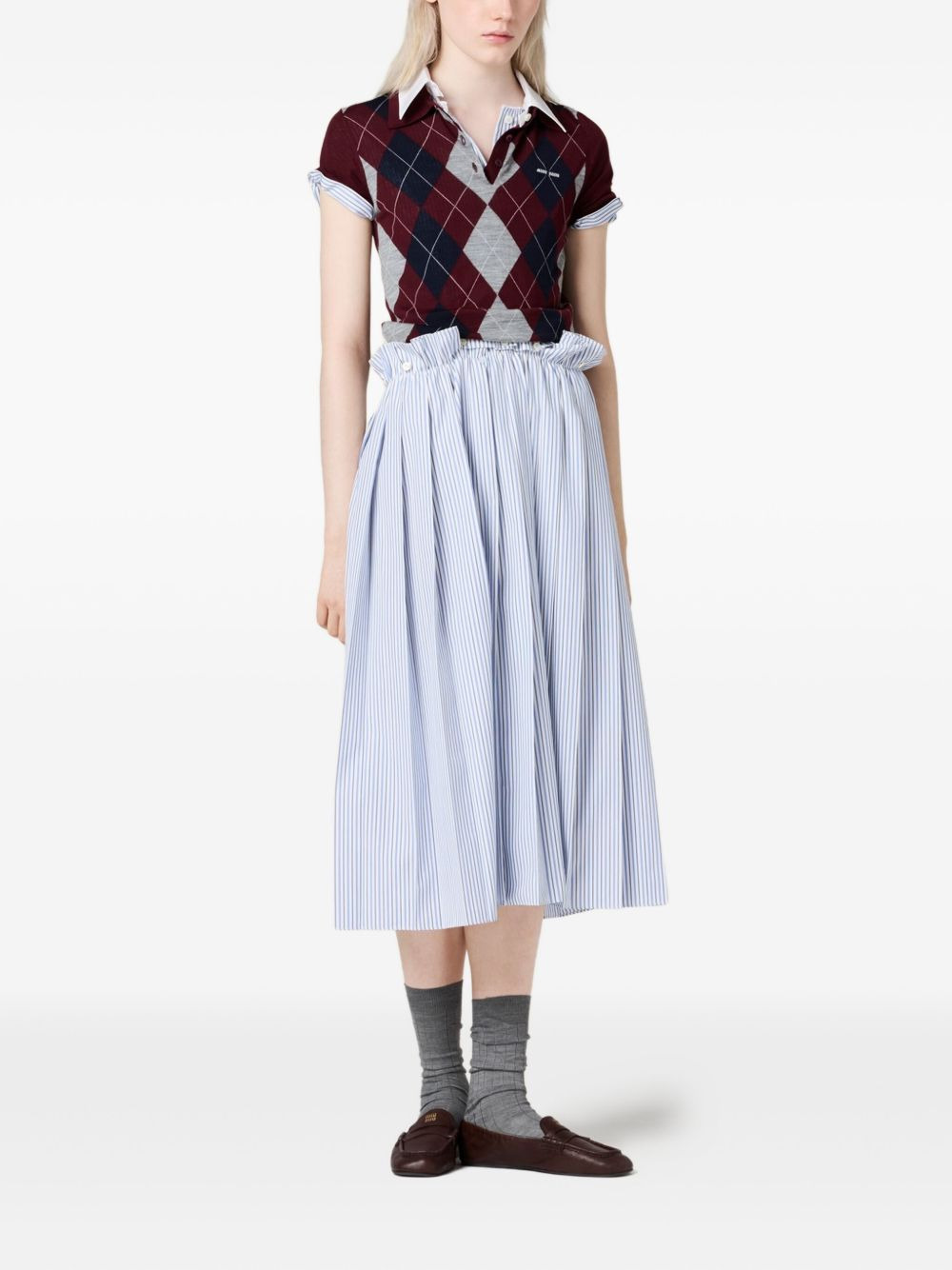 argyle intarsia-knit sweater - 2