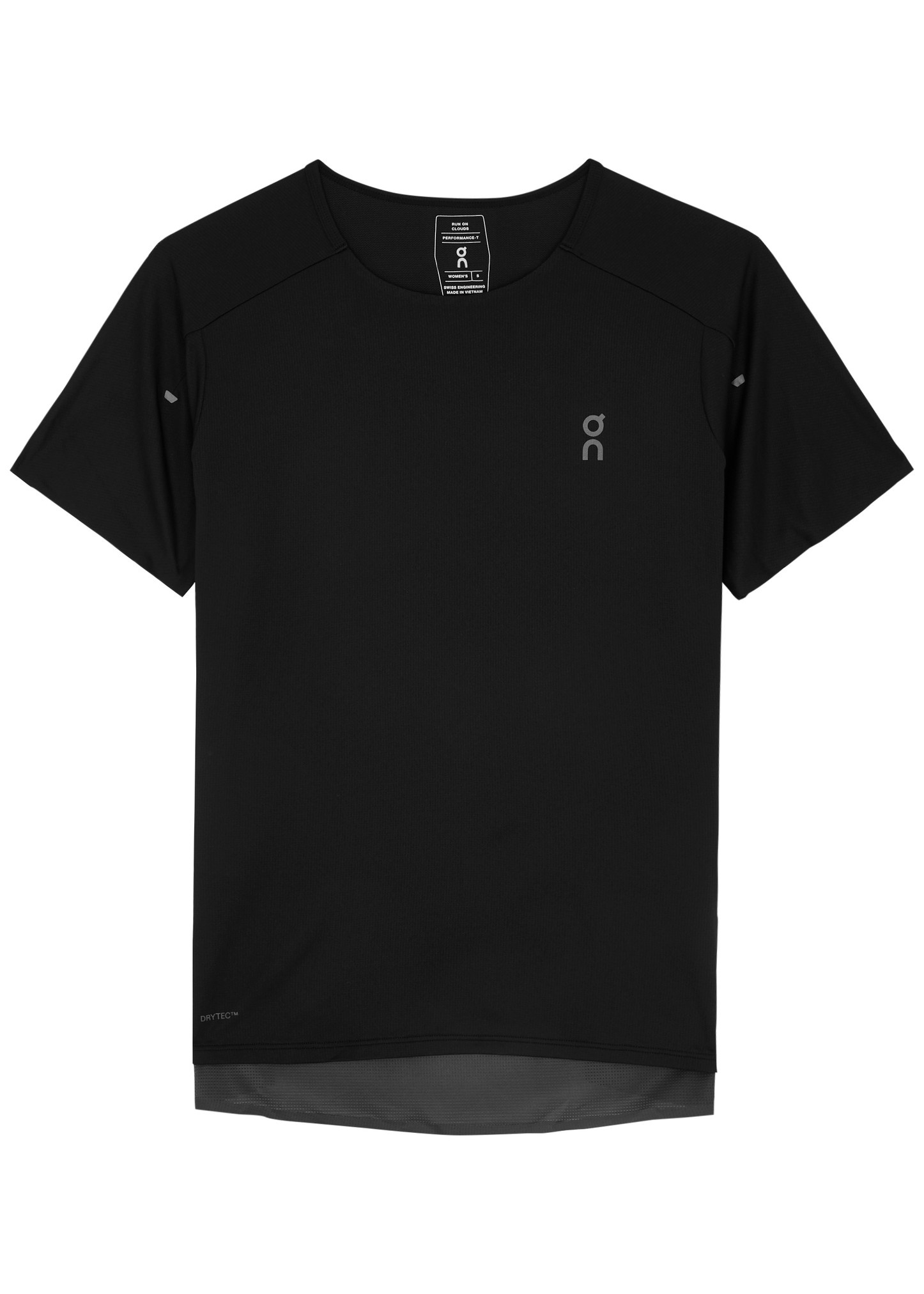 Performance panelled stretch-jersey T-shirt - 1