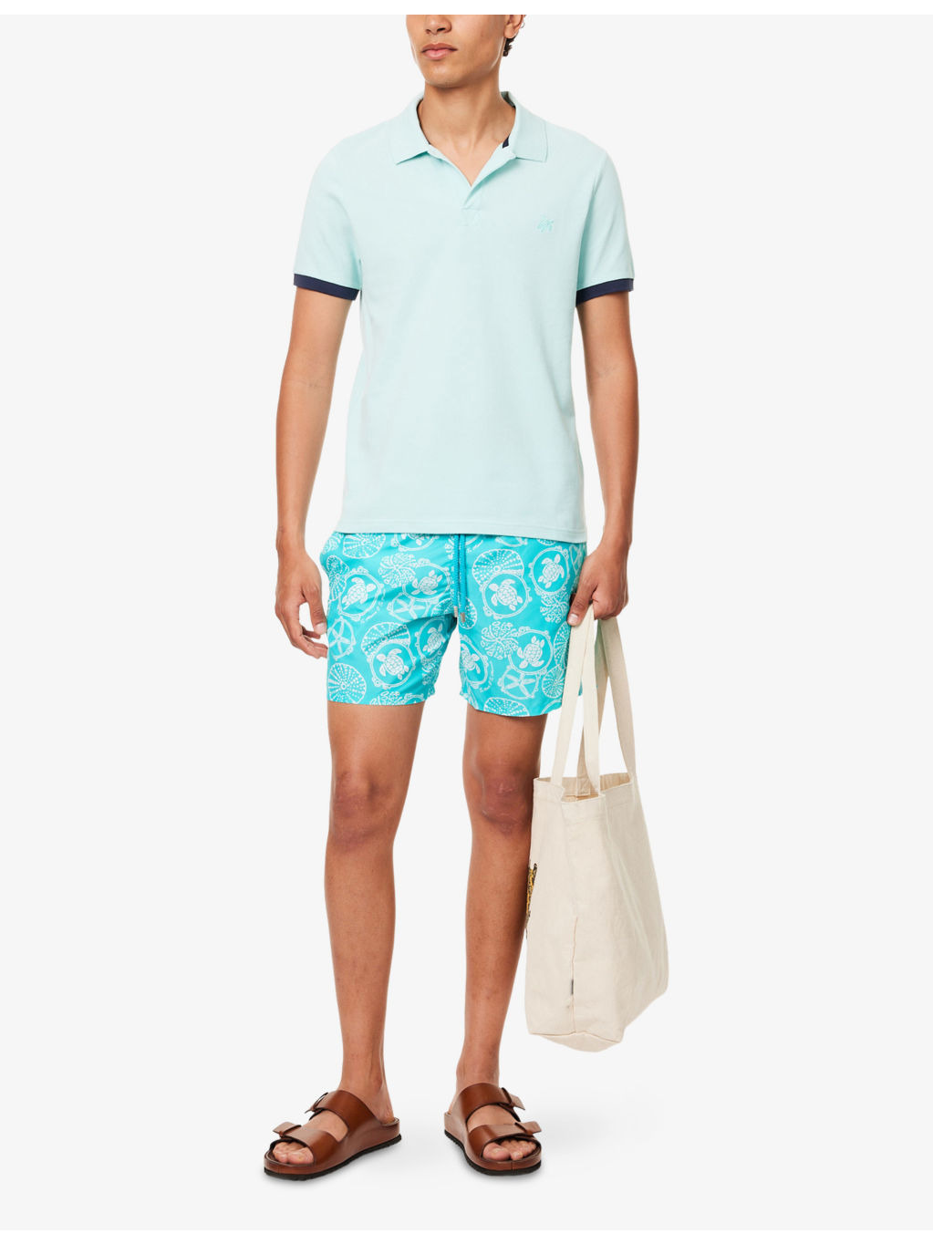 Vilebrequin x Te Mana O Te Moana Moorea Graphic-Print Swim Shorts - 2