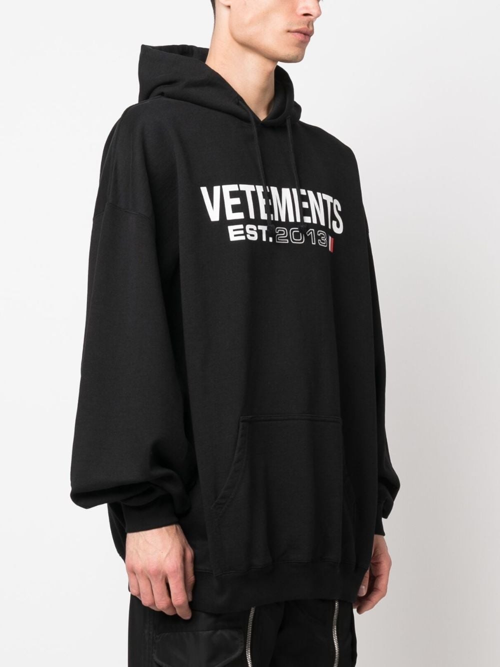 logo-print hoodie - 4