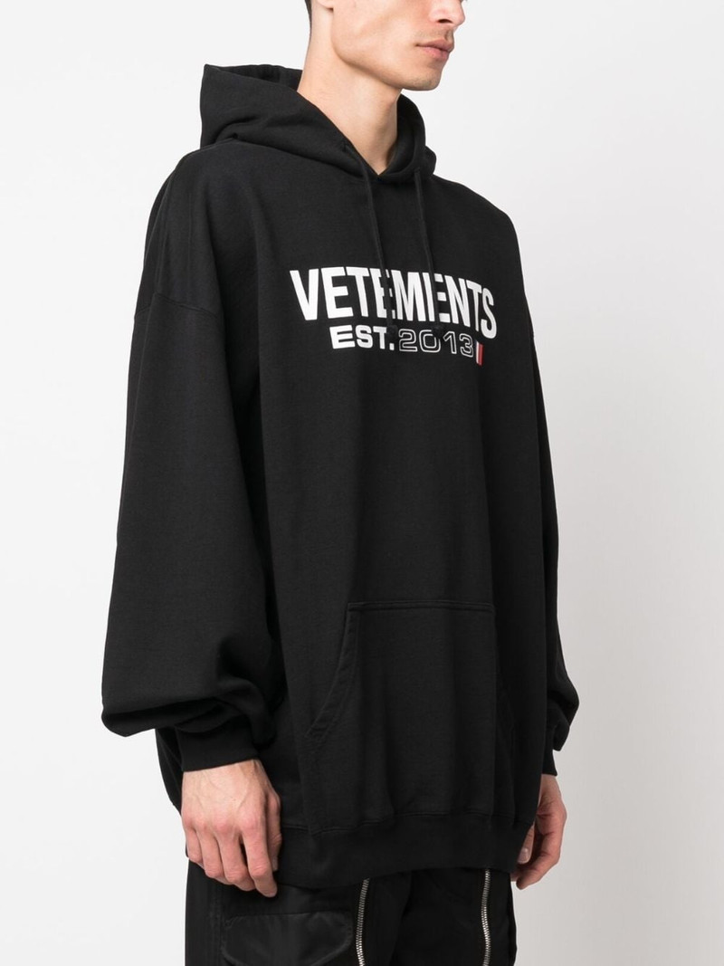 logo-print hoodie 4