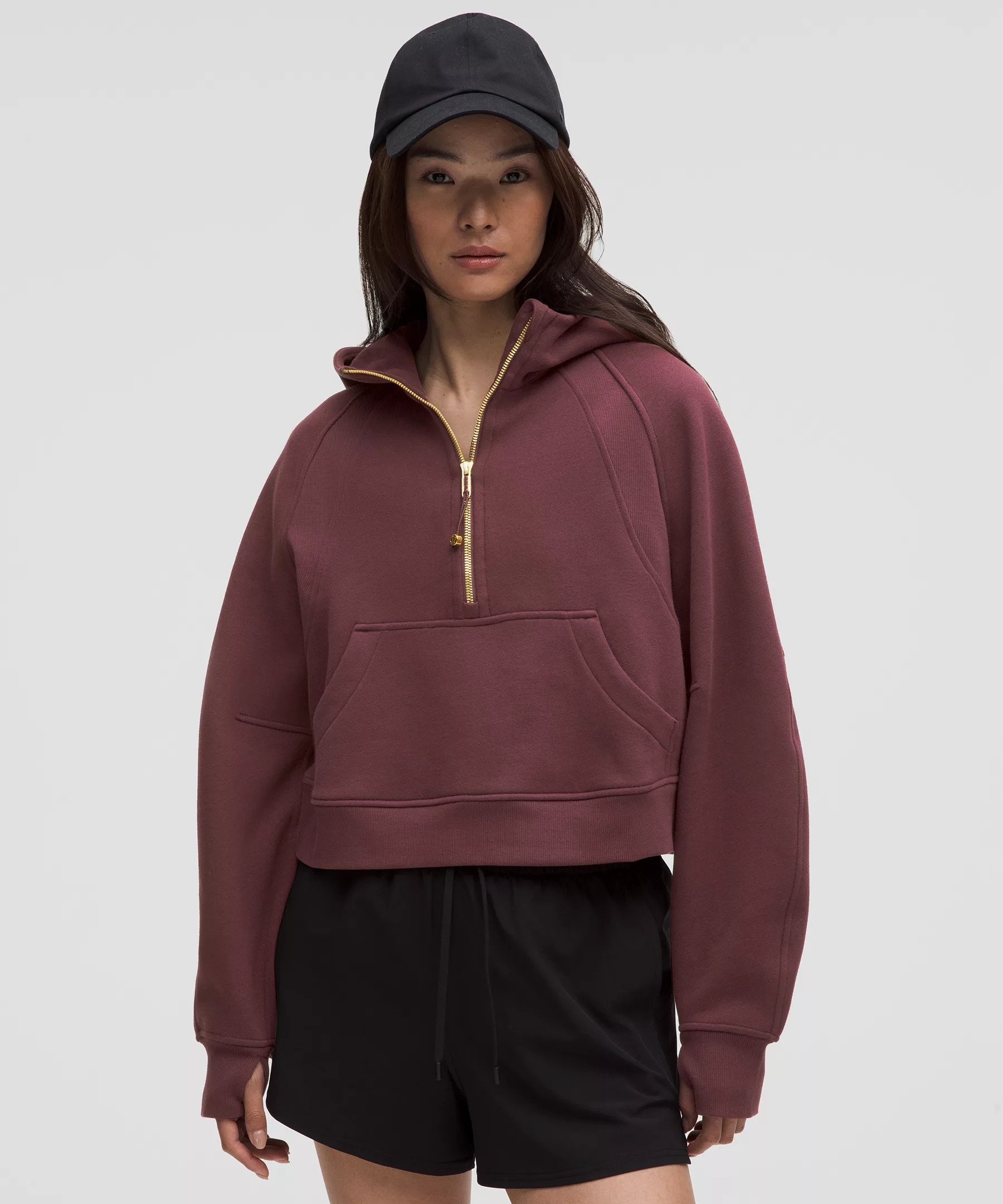 Scuba Oversized Half-Zip Hoodie - 1