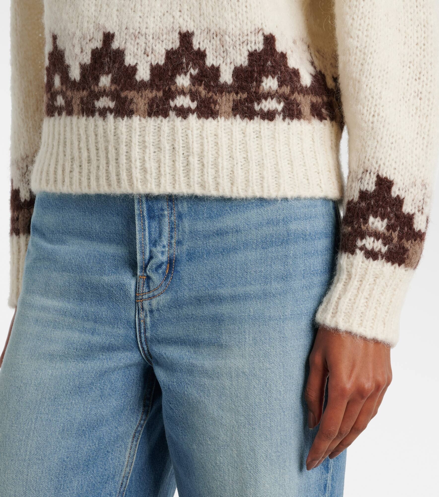 Fair Isle alpaca-blend sweater - 5