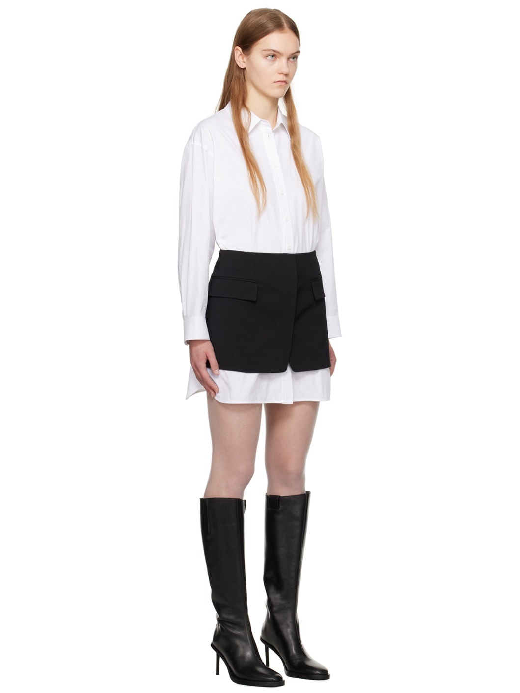 White Layered Minidress - 2