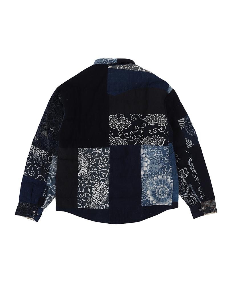 KERCHIEF DOWN JKT KOFU INDIGO PATTERN - 2