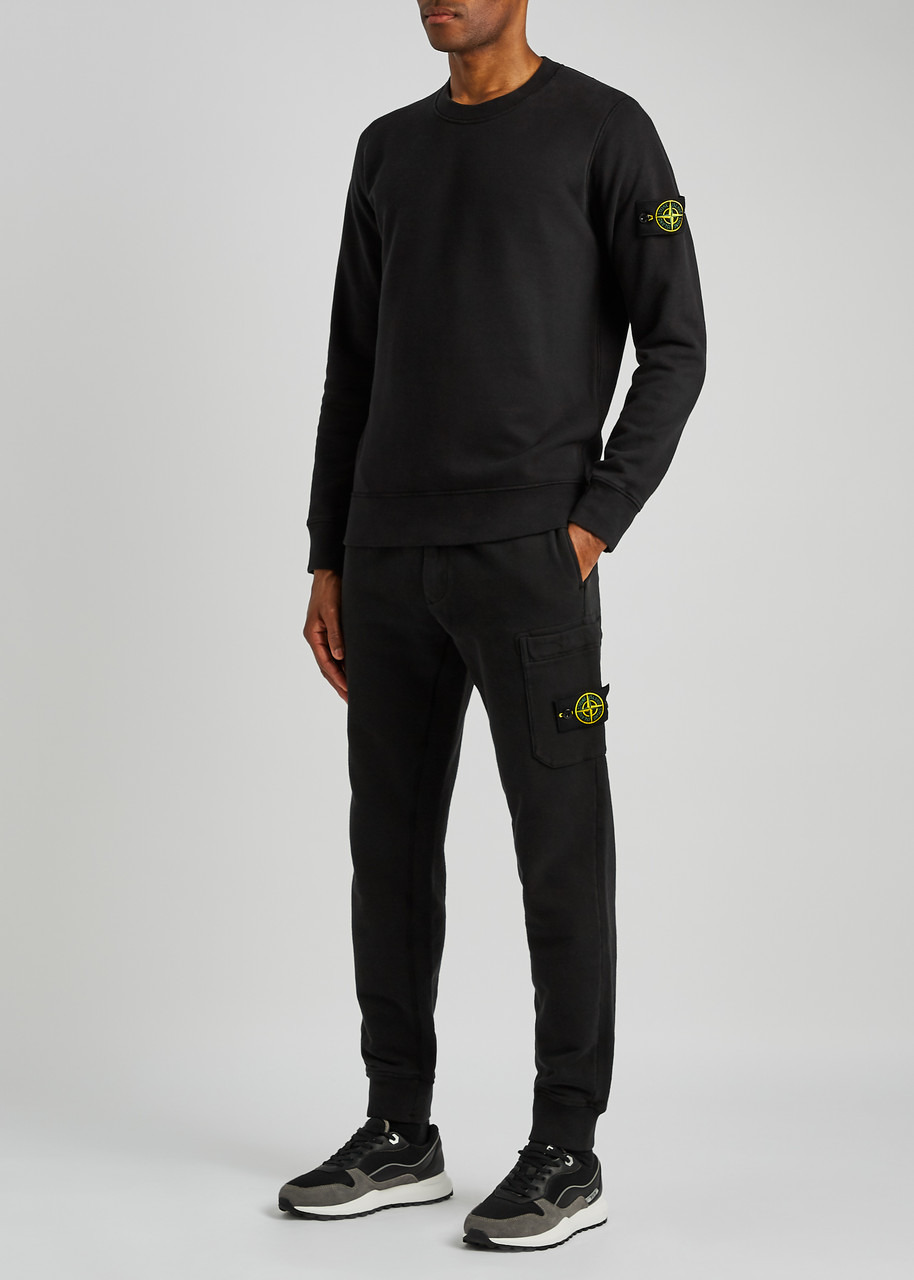 Logo cotton sweatpants - 4