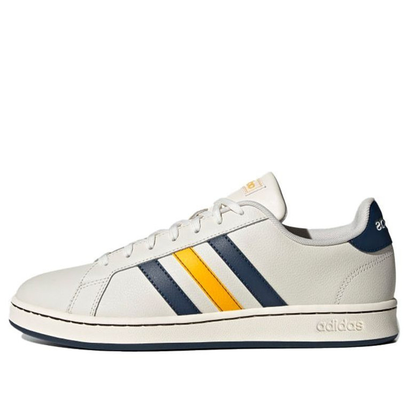 adidas neo Grand Court 'White Blue Yellow' FY8195 - 1