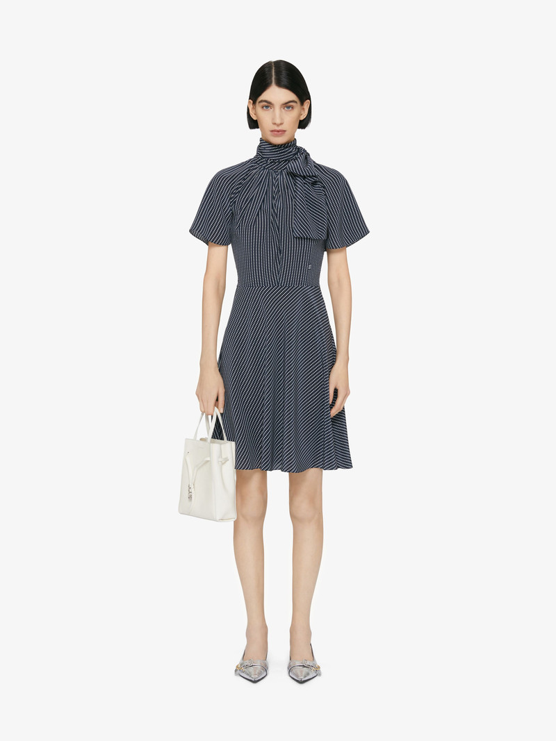 Givenchy POLKA DOTS DRESS IN SILK WITH LAVALLIÈRE outlook
