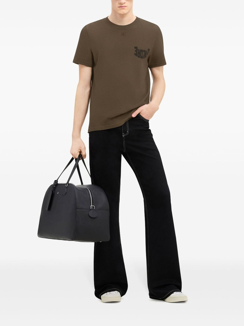 courrèges graphic-print t-shirt outlook