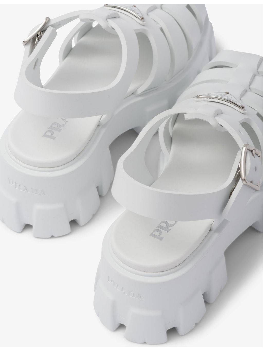 Platform rubber sandals - 4