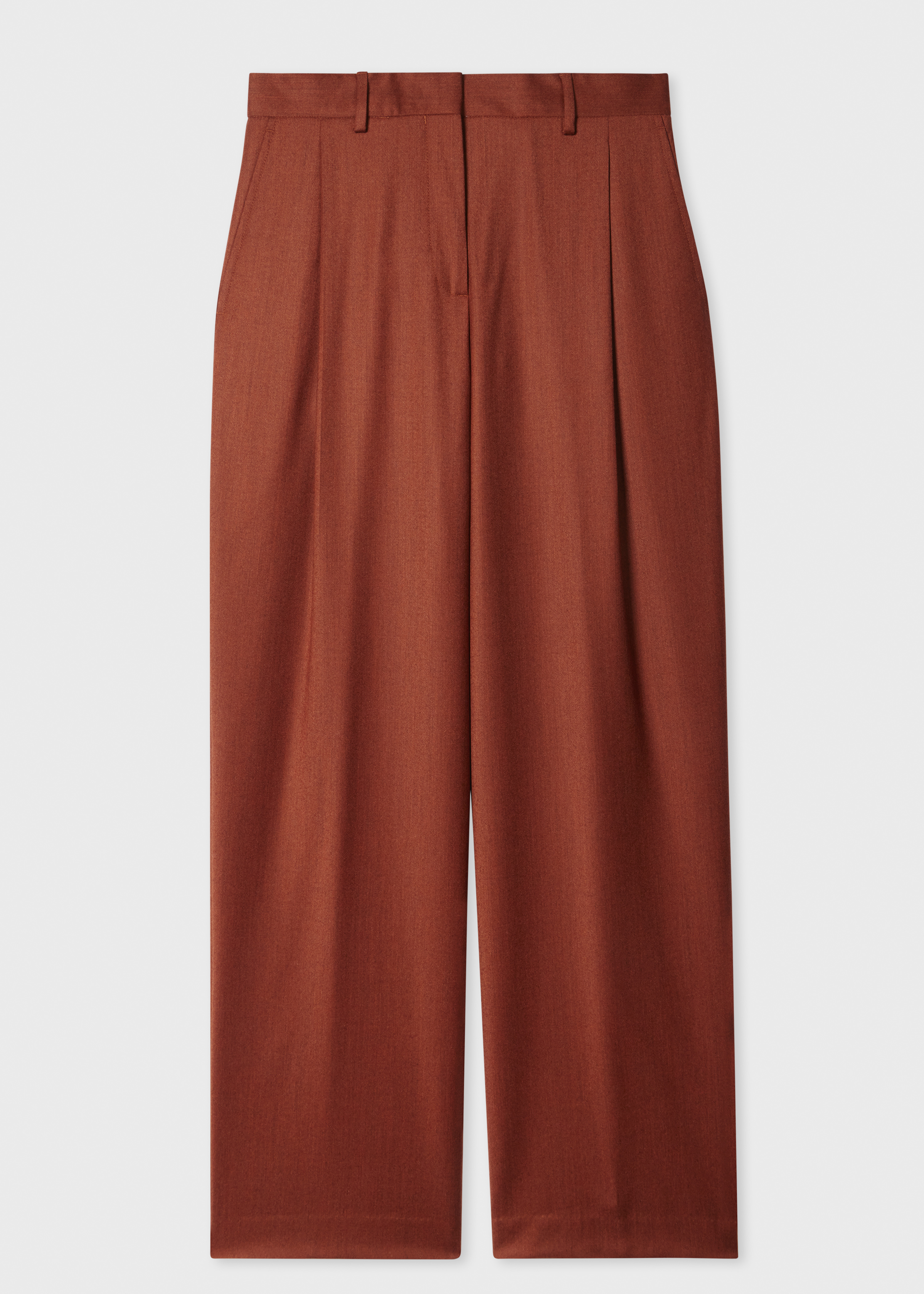 Women's Rust Flannel Suit - 5