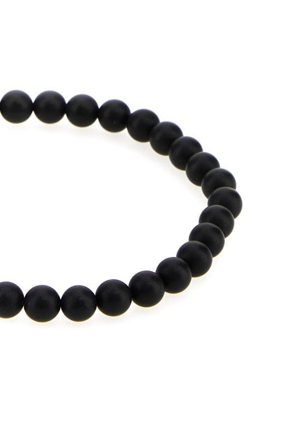 ALEXANDER MCQUEEN Black Beads Skull Bracelet - 3